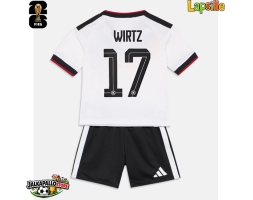 Saksa Florian Wirtz #17 Kotipaita Lapsille MM-kisat 2026 Lyhythihainen (+ shortsit)